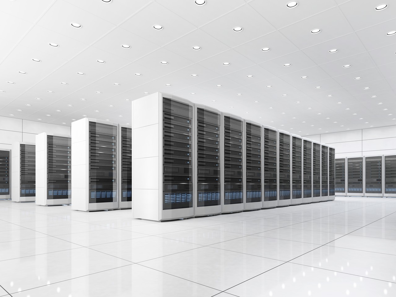 Data center and server room area for water leakage detection